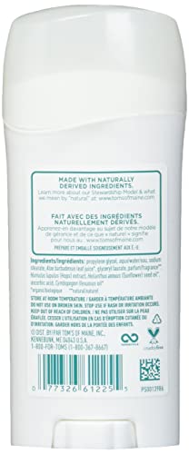 Tom's of Maine Long-Lasting Aluminum-Free Natural Deodorant for Women, Lavender |25 Ounce (Pack of 2) - Fresh & Natural,