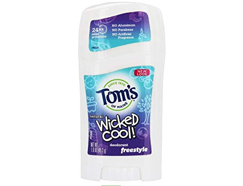  Toms of Maine Wicked Cool Kids Deodorant - Fun Fragrance for Active Kids
| Toms of Maine Wicked Cool Kids Deodorant (Fr