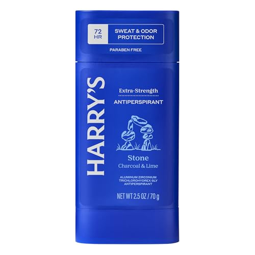 Harry's Extra-Strength Antiperspirant Deodorant for Men | Sweat & Odor Control | Stone, |5 oz Pack of 3