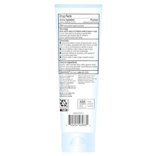 FIREFLY Kids Anti-Cavity Natural Fluoride Toothpaste, Bubble Gum Flavor, ADA Accepted, |2 OZ
| FIREFLY Kids Sonic The H